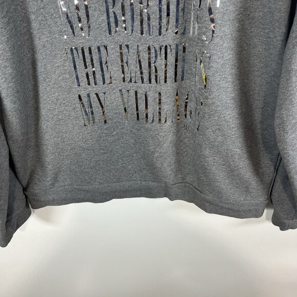 All Saints Freedom Iona Crewneck Sweatshirt Women's Size 8 Designer‎ Cozy - Picture 4 of 7